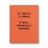 Definitely Happen Perfect Bound Notebook | Ohh Deer