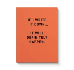 Definitely Happen Perfect Bound Notebook | Ohh Deer