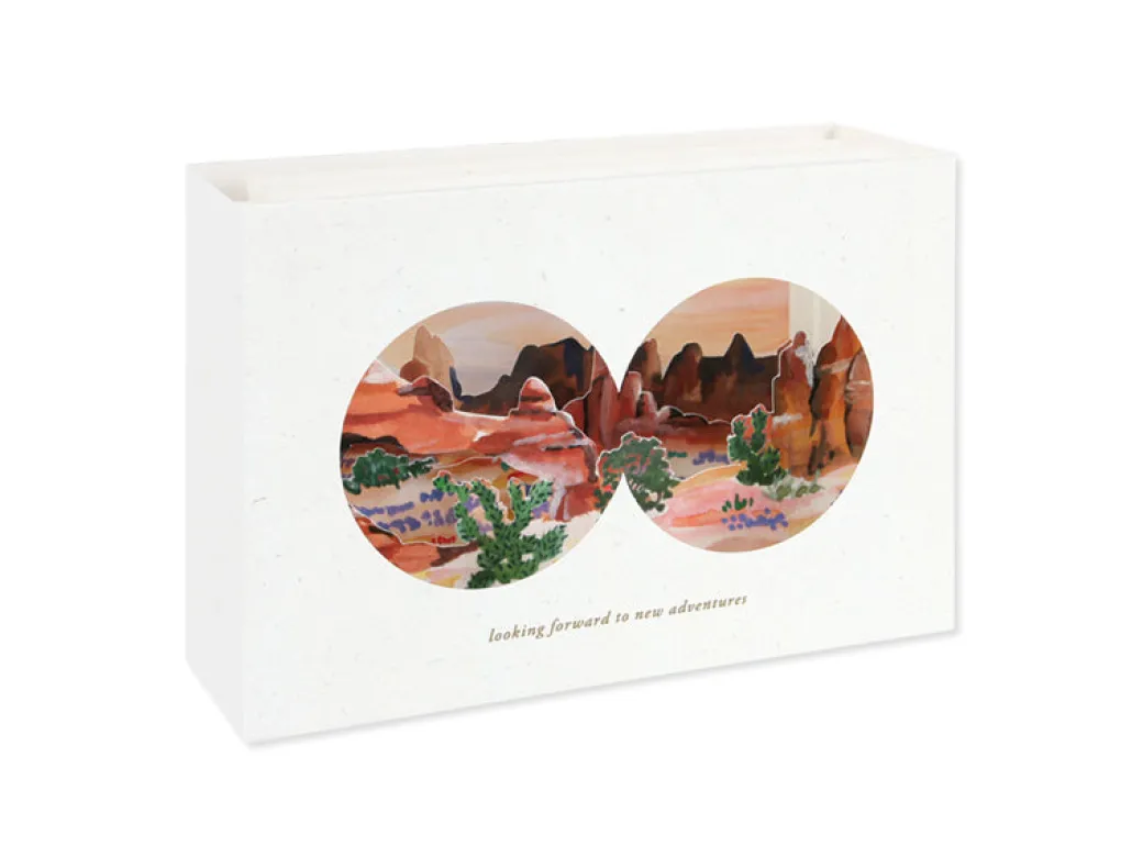Desert View 3D Pop Up Greeting Card | Ohh Deer