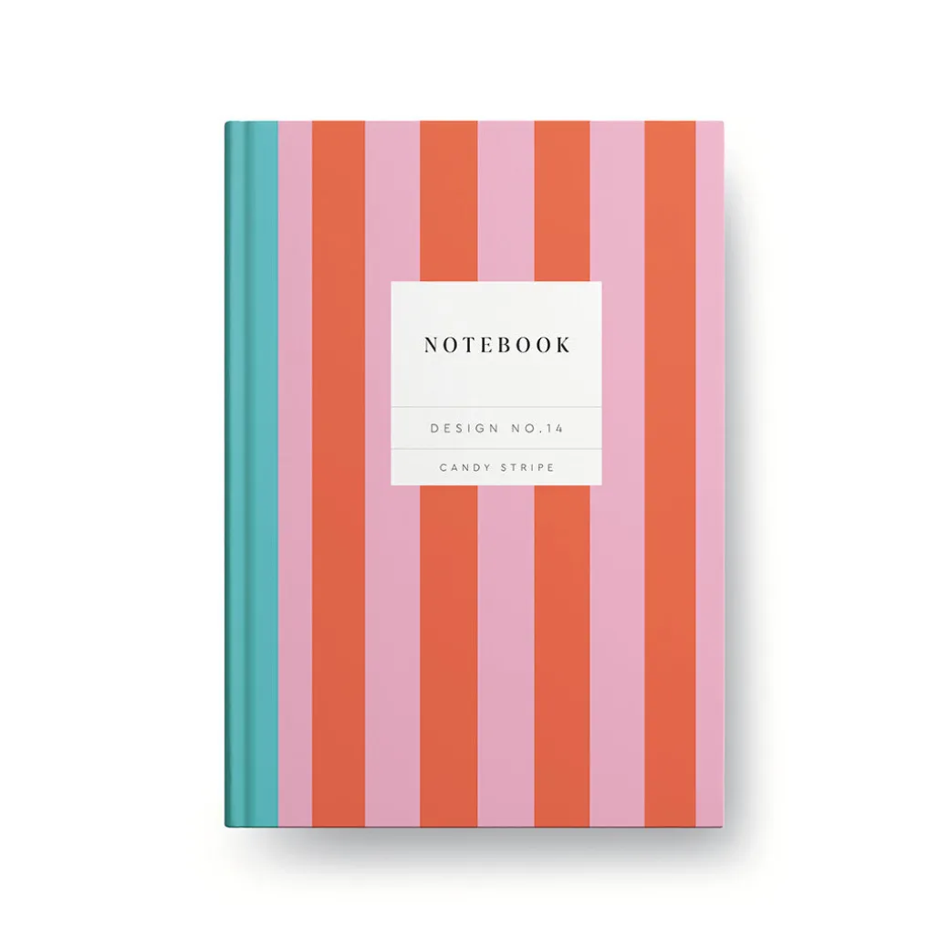 Design No.14 Candy Stripe Hardback Notebook