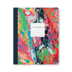 Design No.18 Colourful Marble Exercise Book
