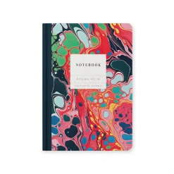 Design No.18 Colourful Marble Hardback Notebook