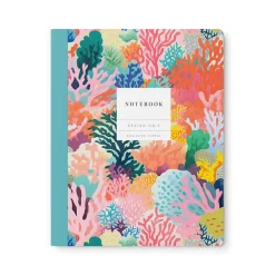 Design No.9 Gouache Coral Exercise Book