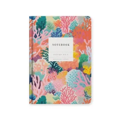 Design No.9 Gouache Coral Hardback Notebook