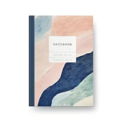 Design No.40 Painterly Waves Hardback Notebook