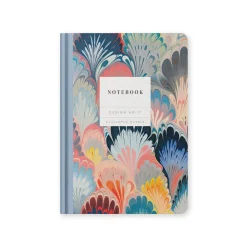 Design No.17 Scalloped Marble Hardback Notebook