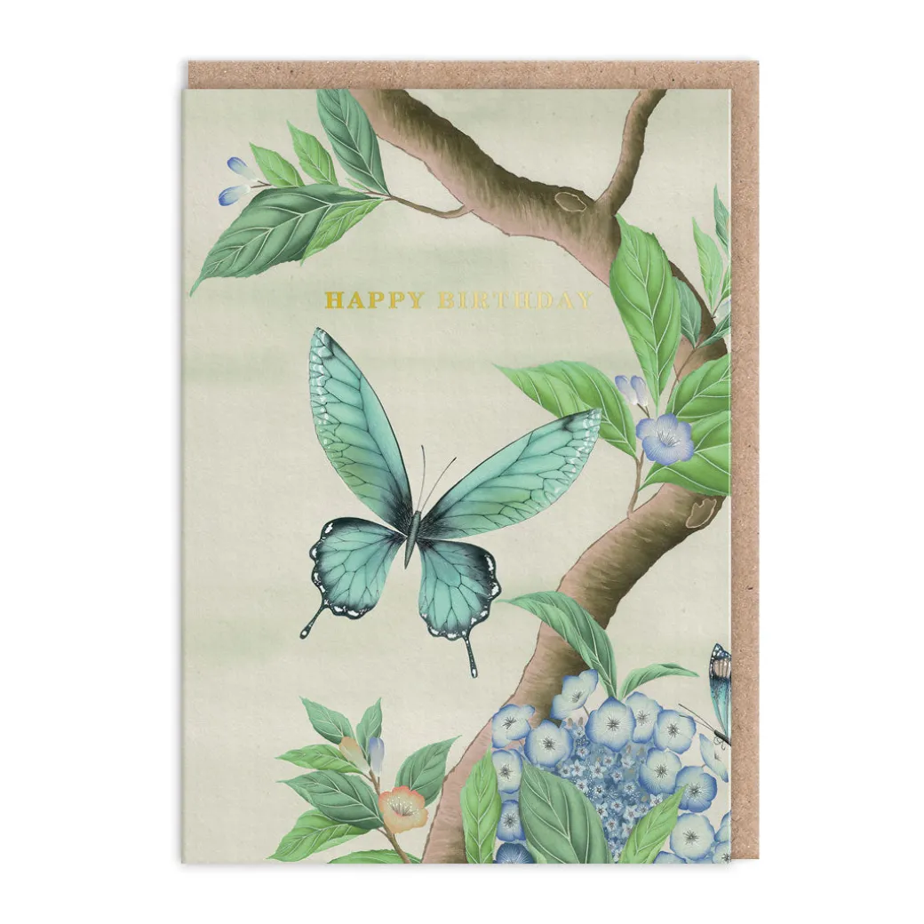 Diane Hill - Butterfly Blue Birthday Card 🦋 | Ohh Deer