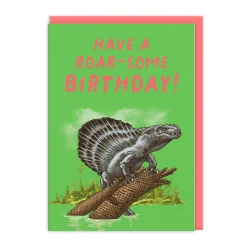 Dimetrodon Birthday Card