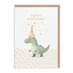 Dinosaur Happy Birthday Card