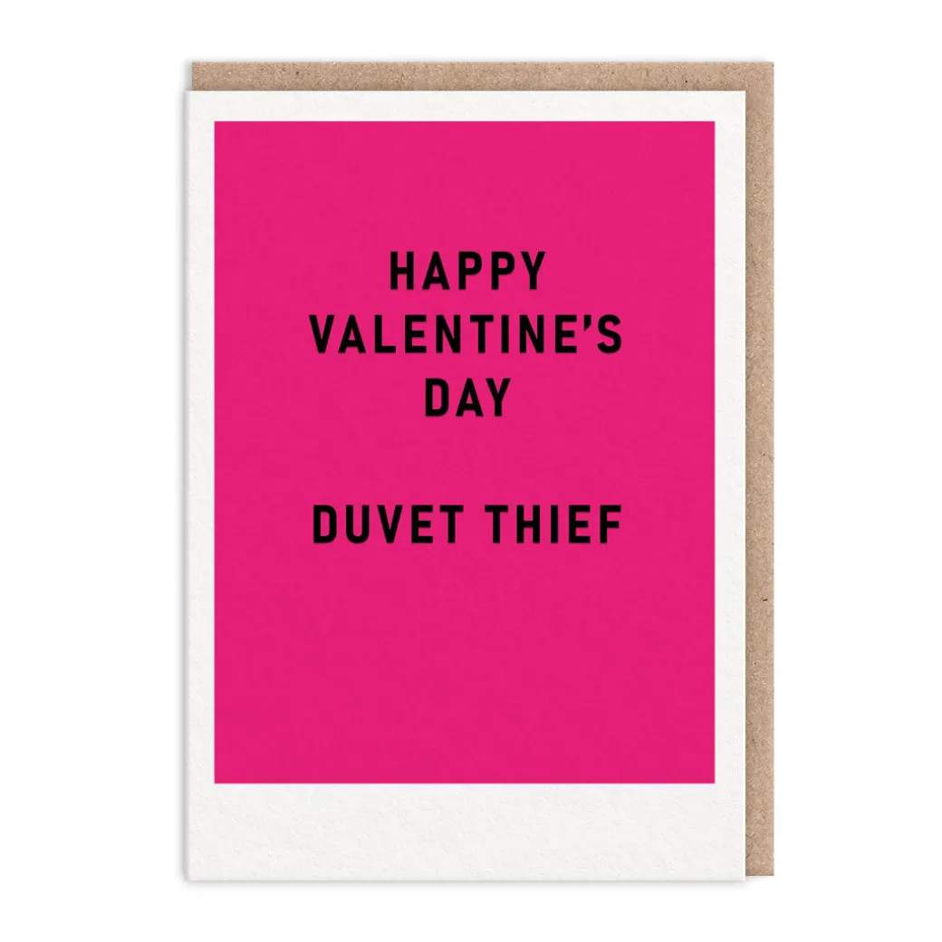 Duvet Thief Valentine's Day Card | Ohh Deer