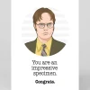 Dwight Schrute Impressive Specimen Greeting Card | Ohh Deer