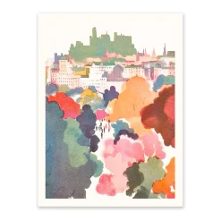 Edinburgh 1 Riso Print (8x6)