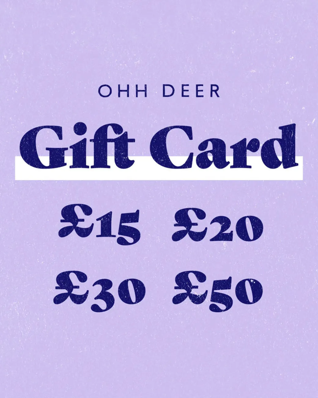 E-Gift Card (Email Delivery)
