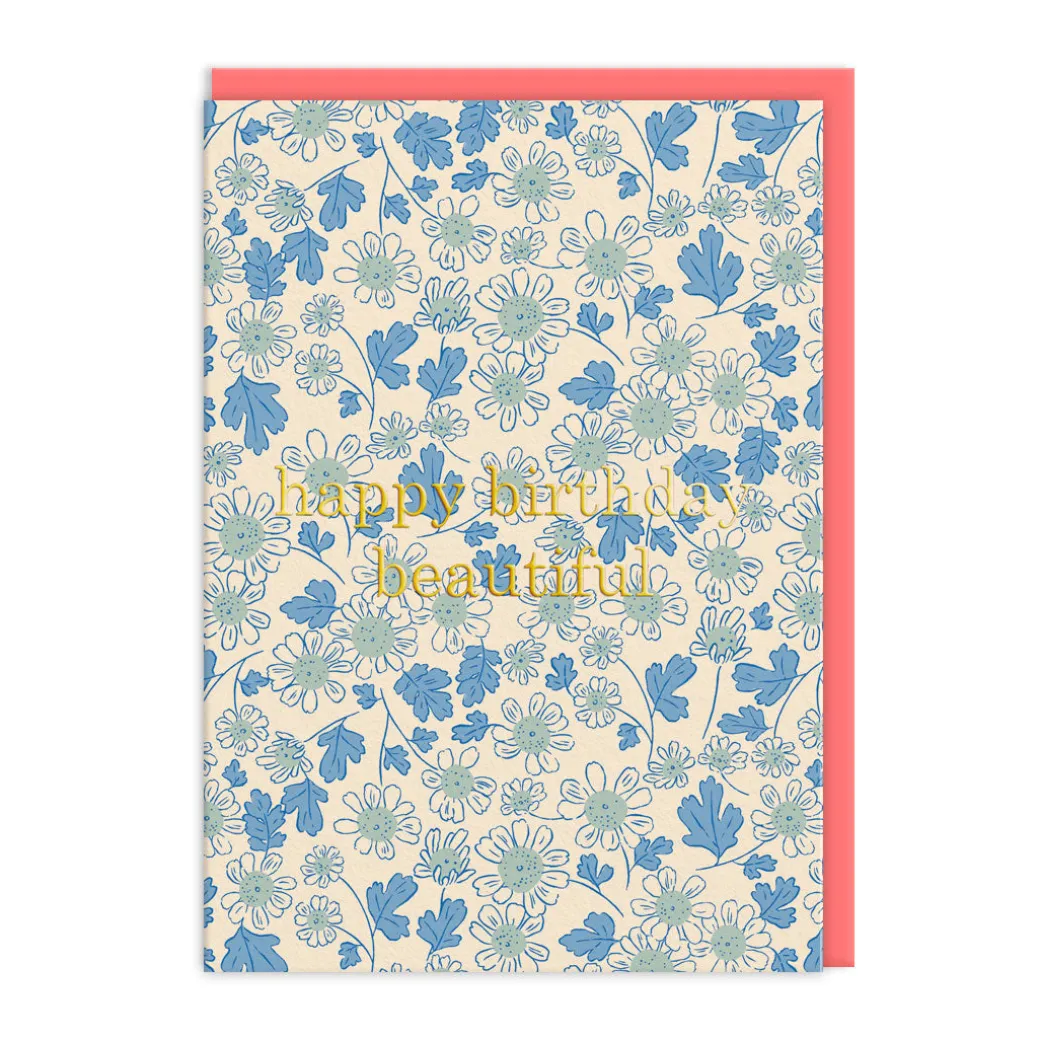 Emily Taylor - Blue Daisies Happy Birthday Card 🌼 | Ohh Deer