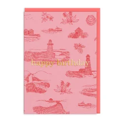 Emily Taylor - Lighthouses Happy Birthday Card | Ohh Deer