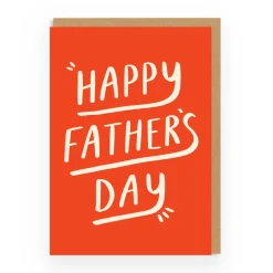 Father's Day Card | Retro Type Dad Greeting Card