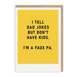 Faux Pa Dad Joke Greeting Card | Ohh Deer