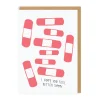Feel Better Soon Bandages Greeting Card