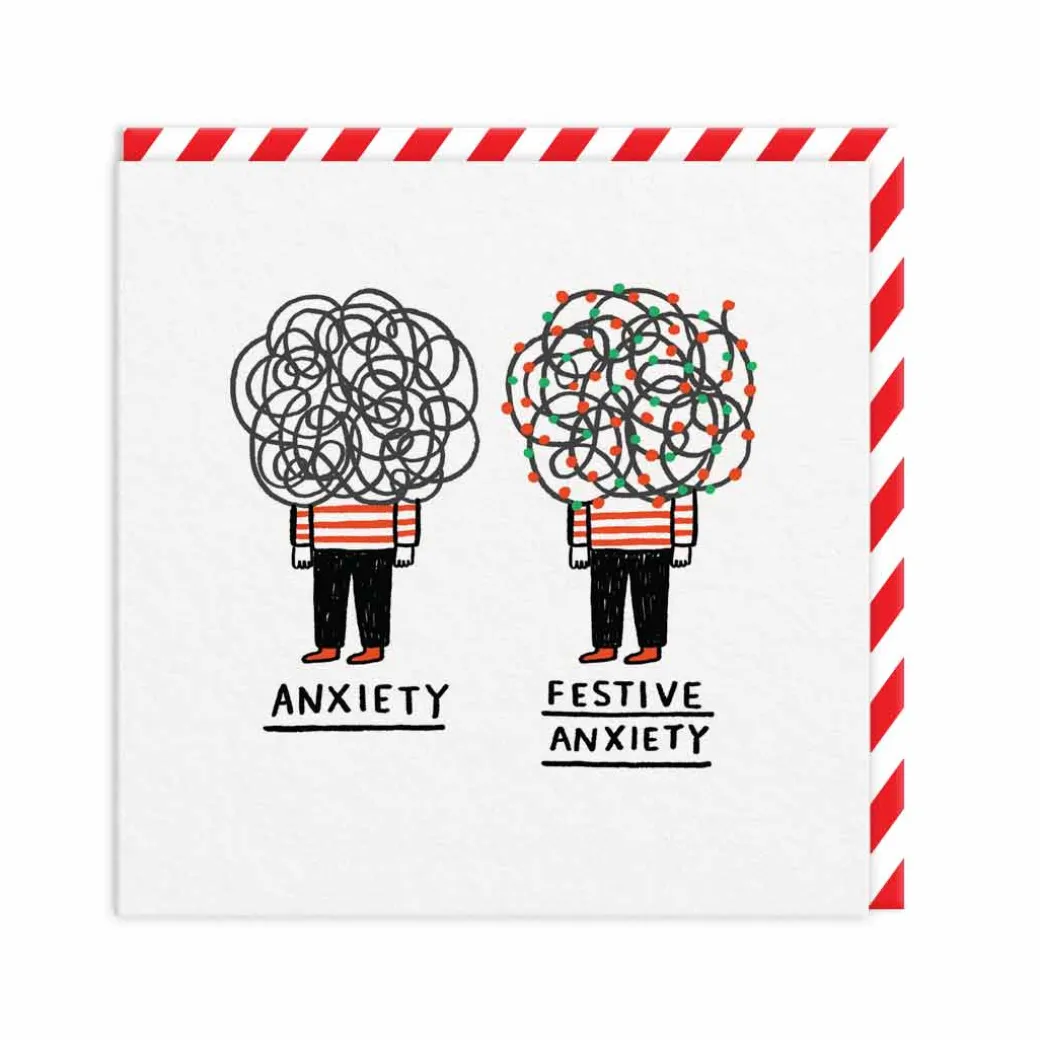 Festive Anxiety Greeting Card
