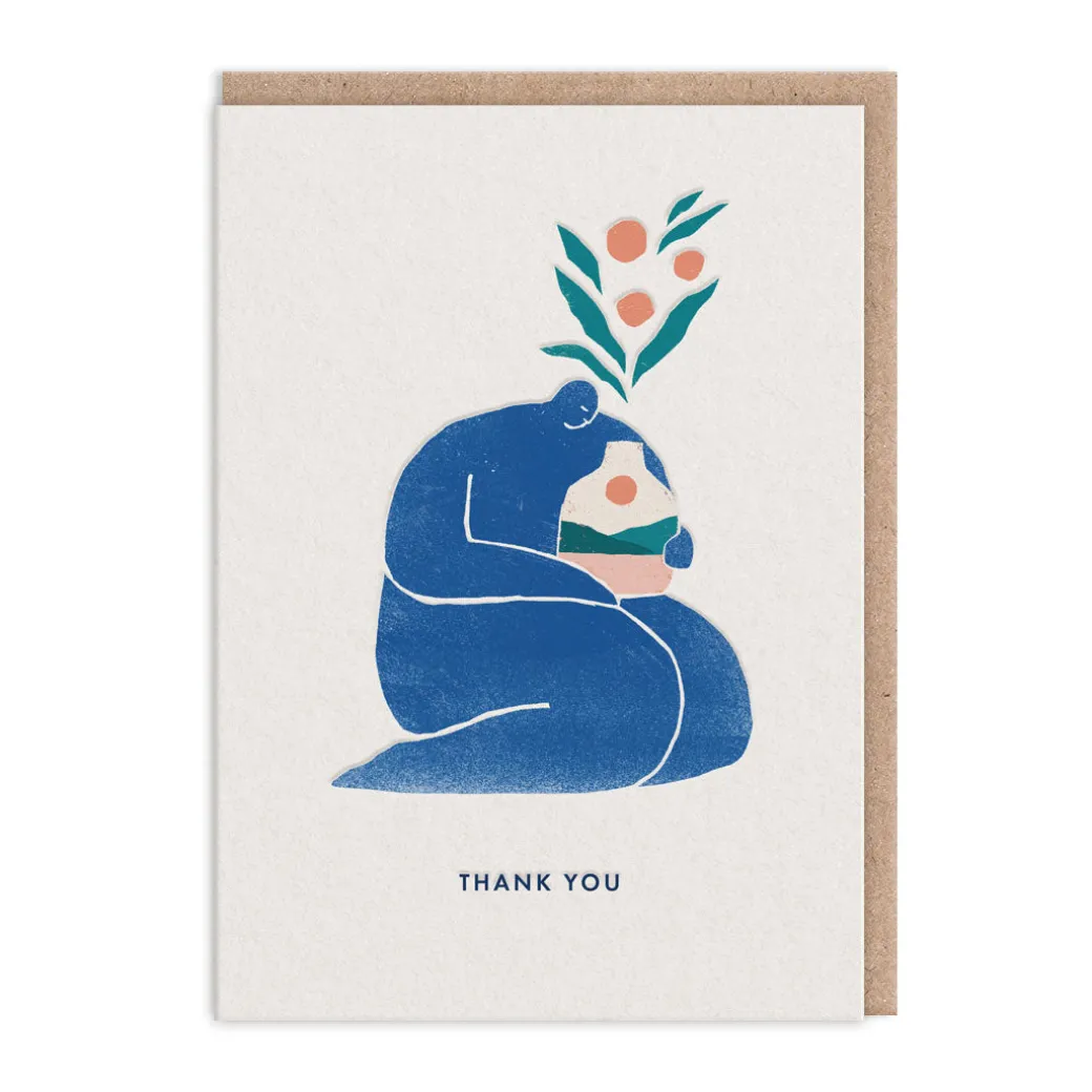 Figure and Flowers Thank You Card - Miles Tewson | Ohh Deer