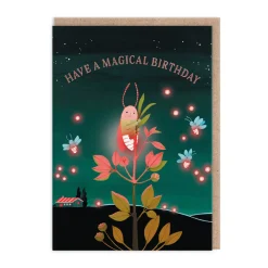 Firefly Birthday Card
