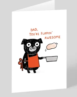Flippin' Awesome Father's Day Card | Ohh Deer