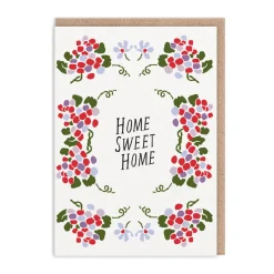 Floral Home Sweet Home New Home Card | Ohh Deer