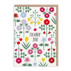 Floral Pattern Thank You Card - Hartland | Ohh Deer