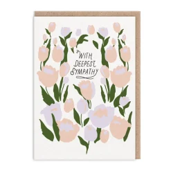 Floral With Deepest Sympathy Card 💐 - Hartland | Ohh Deer