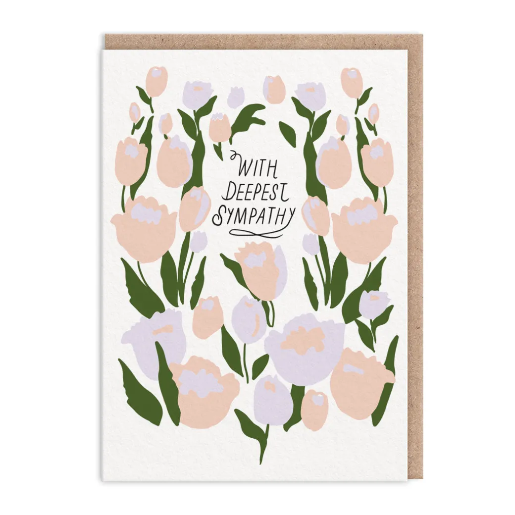 Floral With Deepest Sympathy Card 💐 - Hartland | Ohh Deer