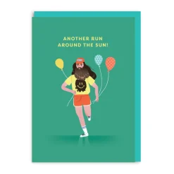 Forrest Gump Run Around The Sun Birthday Card | Ohh Deer