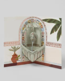 Fountain 3D Pop Up Greeting Card | Ohh Deer