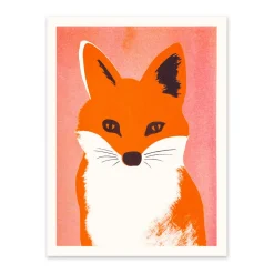 Fox 1 Riso Print (8x6)