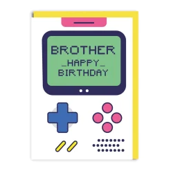 Gameboy Brother Birthday Card | Ohh Deer