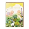 Garden Cats Birthday Card