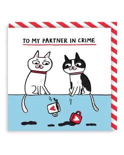 Gemma Correll Partner in Crime Greeting Card