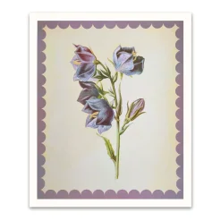 Giant Bell Flower Riso Print (12x10)