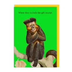 Gift Receipt Greeting Card