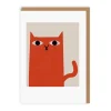 Ginger Cat Greeting Card | Ohh Deer
