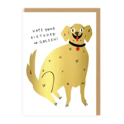 Golden Retriever Birthday Card | Ohh Deer