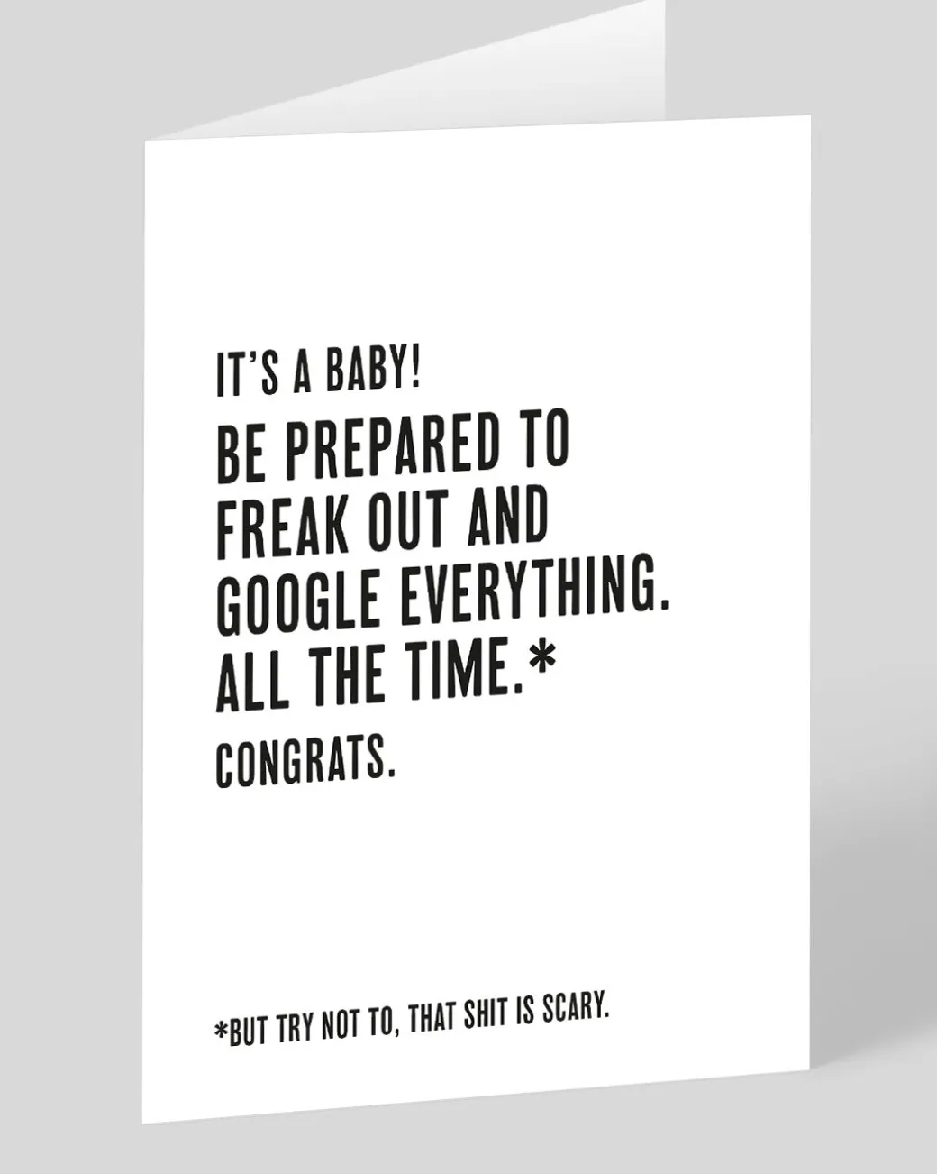 Google Freak Out New Baby Card | Ohh Deer