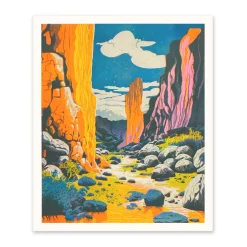 Grand Canyon Riso Print (12x10)