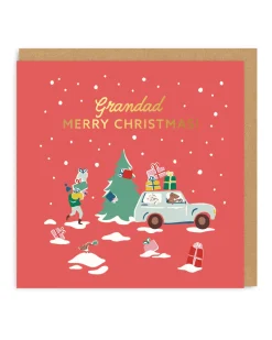 Grandad - Merry Christmas - Car Christmas Card | Ohh Deer