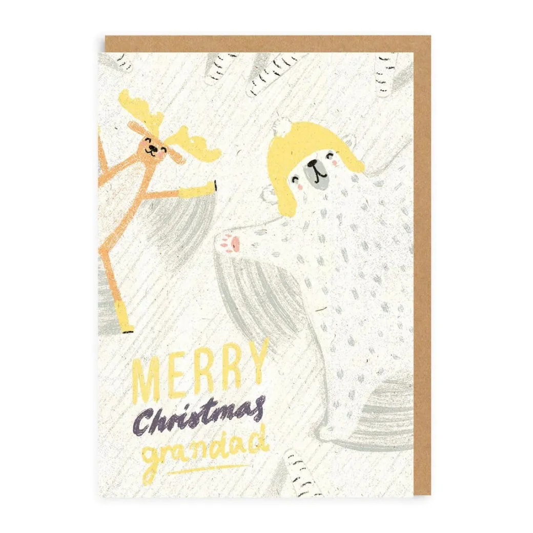 Grandad Snow Angel | Christmas Card | Ohh Deer