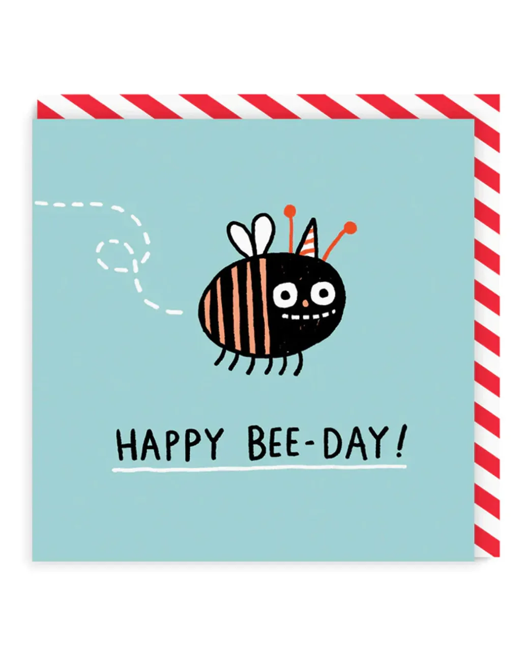 Happy Bee Day Square Birthday Greeting Card