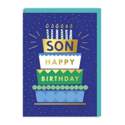 Happy Birthday Son Cake Card 🎂 | Ohh Deer