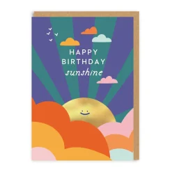 Happy Birthday Sunshine Greeting Card