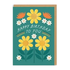 Happy Birthday To You Floral Card | Ohh Deer