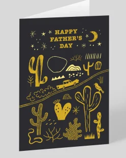 Happy Father's Day Cactus Landscape | Ohh Deer