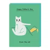 Happy Father's Day From The Cat Card - Ken The Cat | Ohh Deer